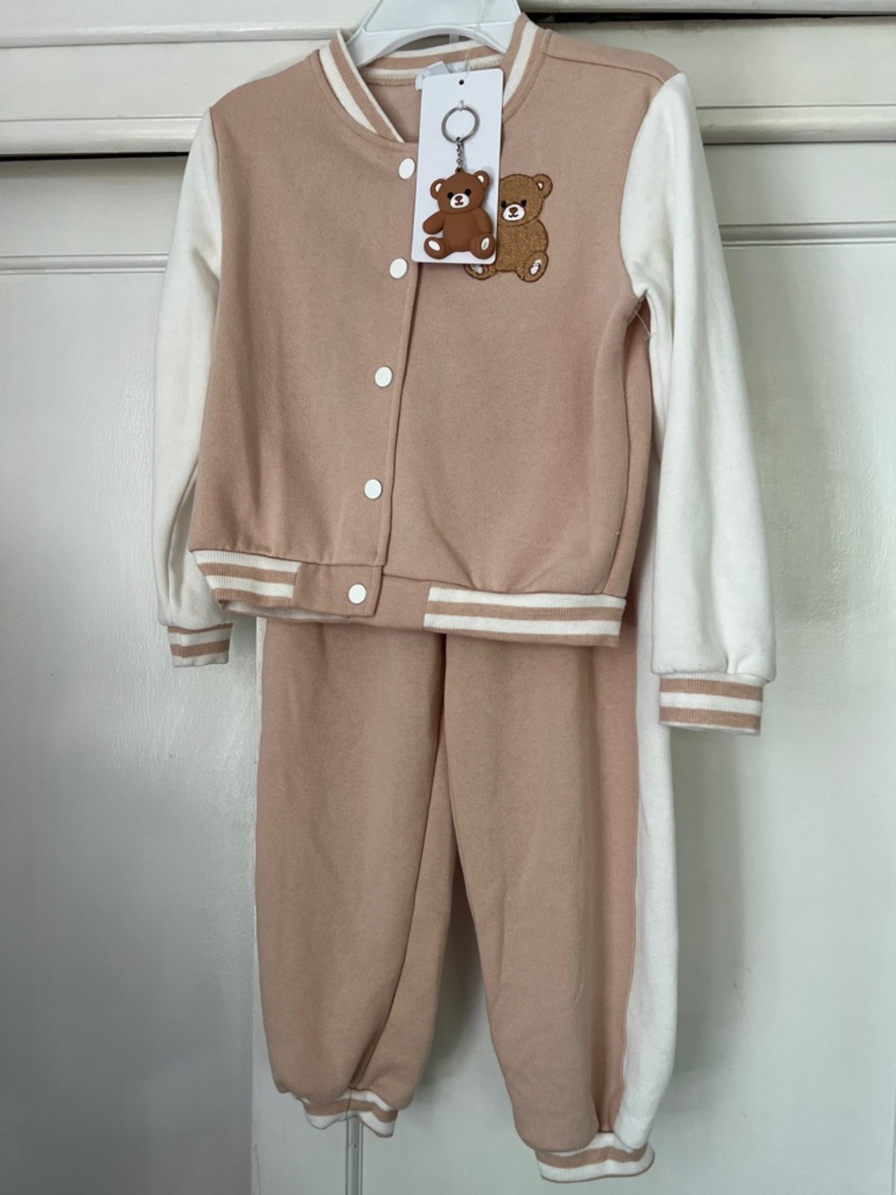Kids Beige and Cream Teddy-Accent Set - Brand: Btween